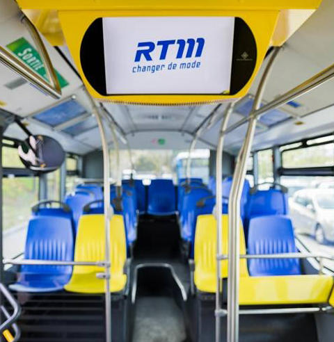 Image de l'intérieur des bus de Marseille