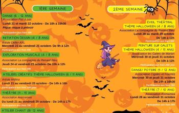 Stages vacances d’automne