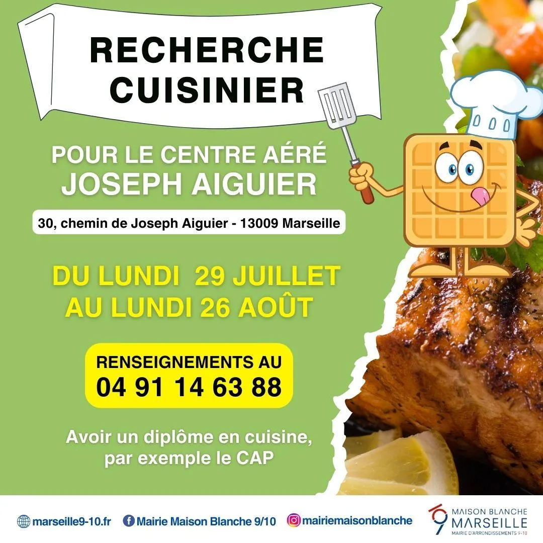 Recherche cuisinier
