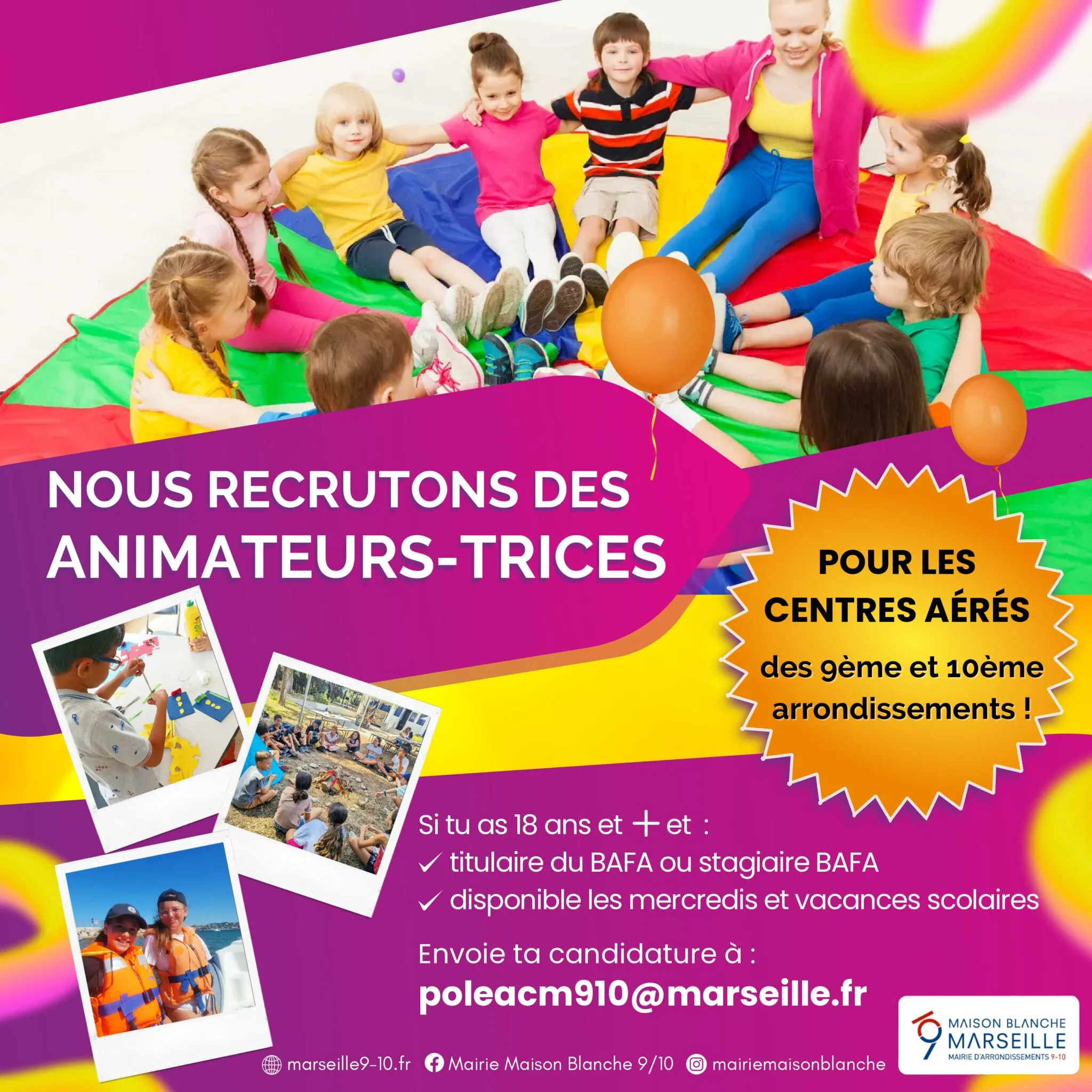 Recrutement animateurs-trices